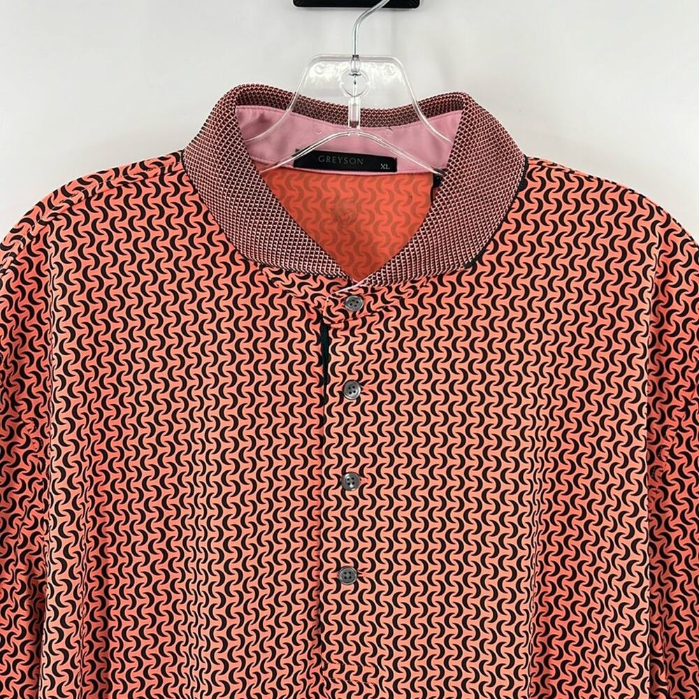 Greyson Men's Performance Polo Moonshine Polo - Coral - XL - New with tags